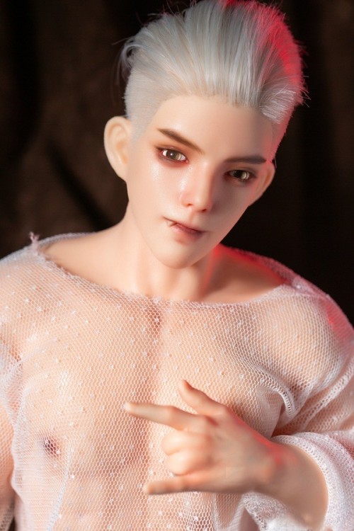 Qita Doll 63cm 霸天ヘッド 男性 掲載画像は 髪の毛の植毛 フルシリコン製ラブドール