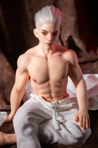 Qita Doll 63cm 霸天ヘッド 男性 掲載画像は 髪の毛の植毛 フルシリコン製ラブドール