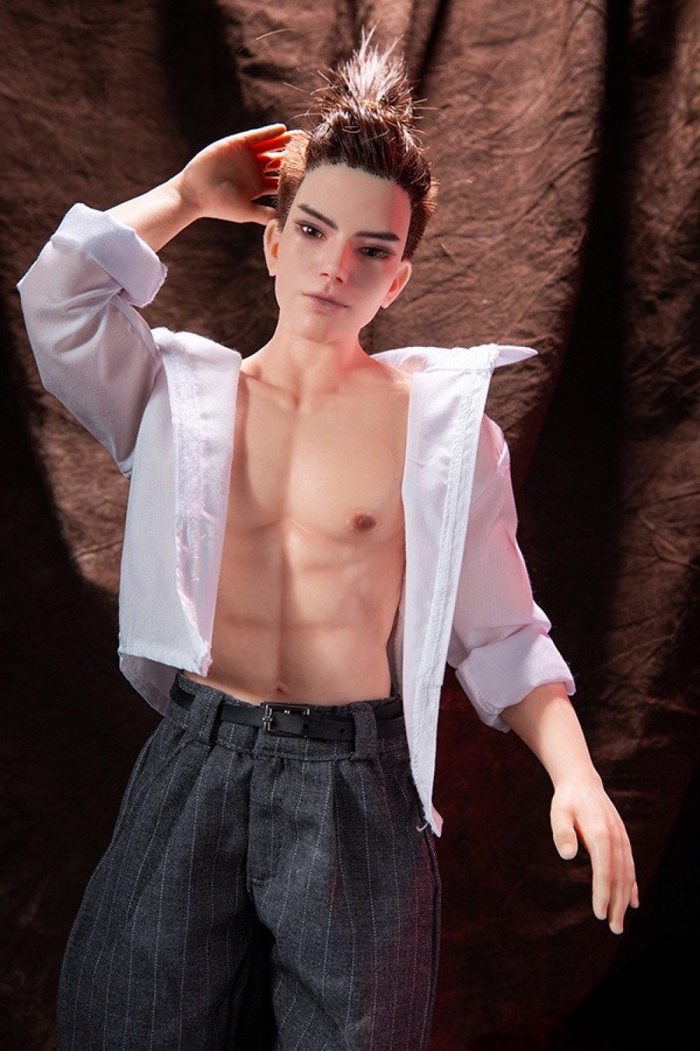 Qita Doll 62cm 延枭ヘッド 男性 掲載画像は 髪の毛の植毛 フルシリコン製ラブドール
