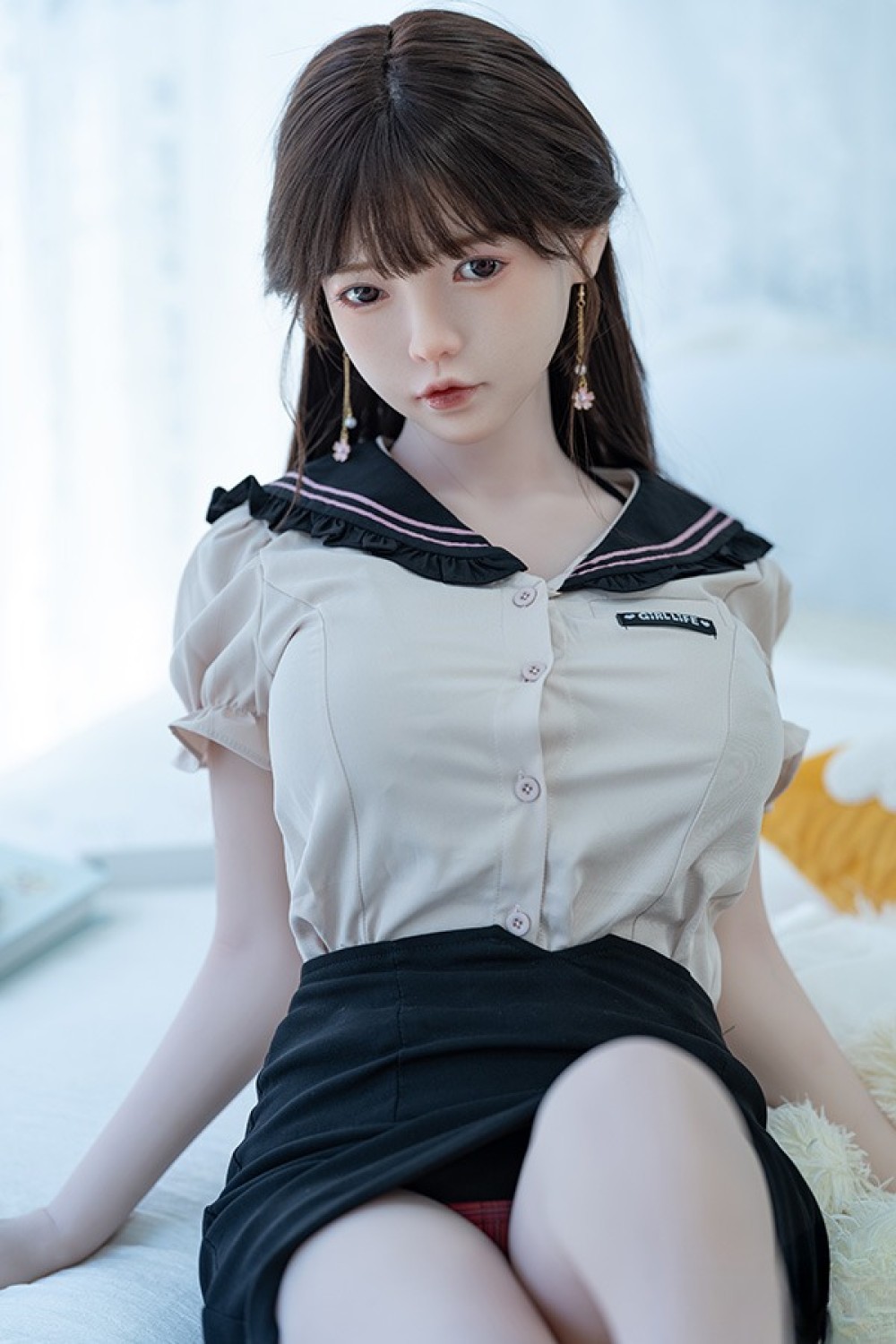 Real Girl 158cm Eカップ T09ヘッド 高級シリコン材質ヘッド ボディー材質選択可能 カスタマイズ可能