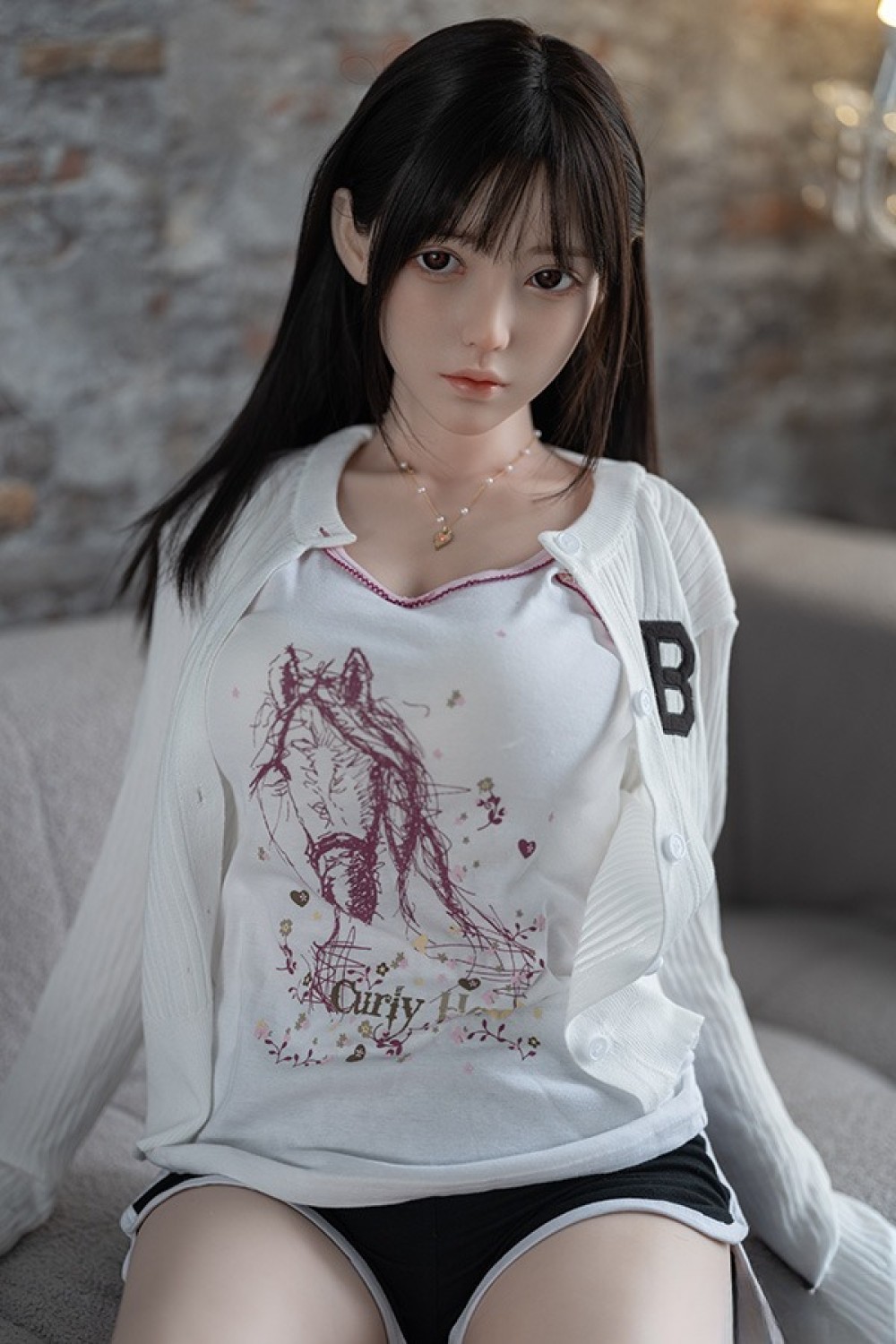 Top Sino【TYPEグラビア】162cm Gカップ T37米夢 Mimengヘッド メイク④ 実践向け 超擬真の肌テクスチャ 生身の人間仕上げ着色 掲載画像はアートワークカスタム版 フルシリコン製ラブドール