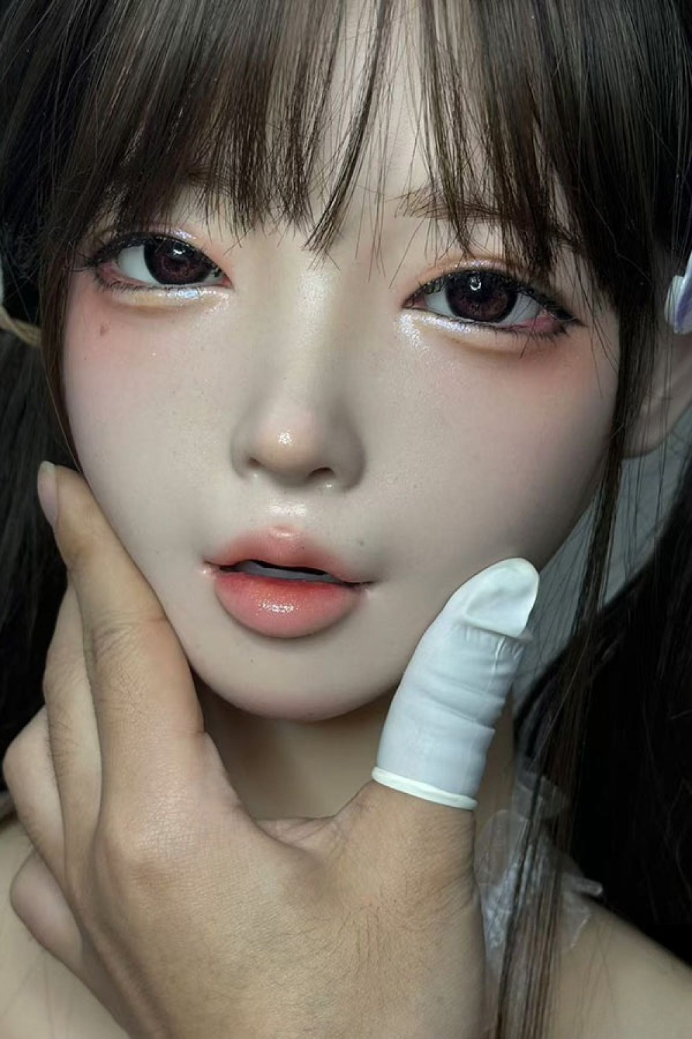 Real Girl L1ヘッド 職人メイク シリコン材質 M16ジョイント お口の開閉可能 ヘッド単体ラブドール