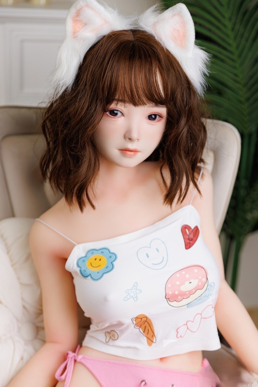 Real Girl 148cm Cカップ R123頭部 掲載画像ヘッドは硬めシリコン材質 ボディは材質選択可 メイク選択可能