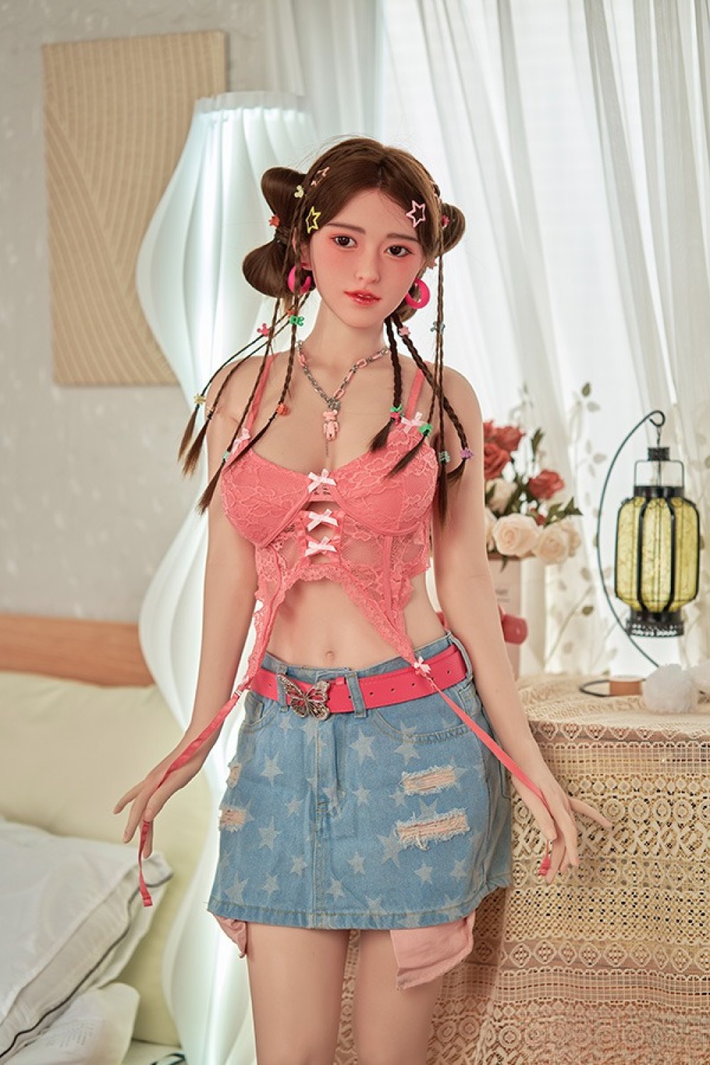 Real Girl 158cm Eカップ LS-3ヘッド 高級シリコン材質ヘッド ボディー材質選択可能 カスタマイズ可能