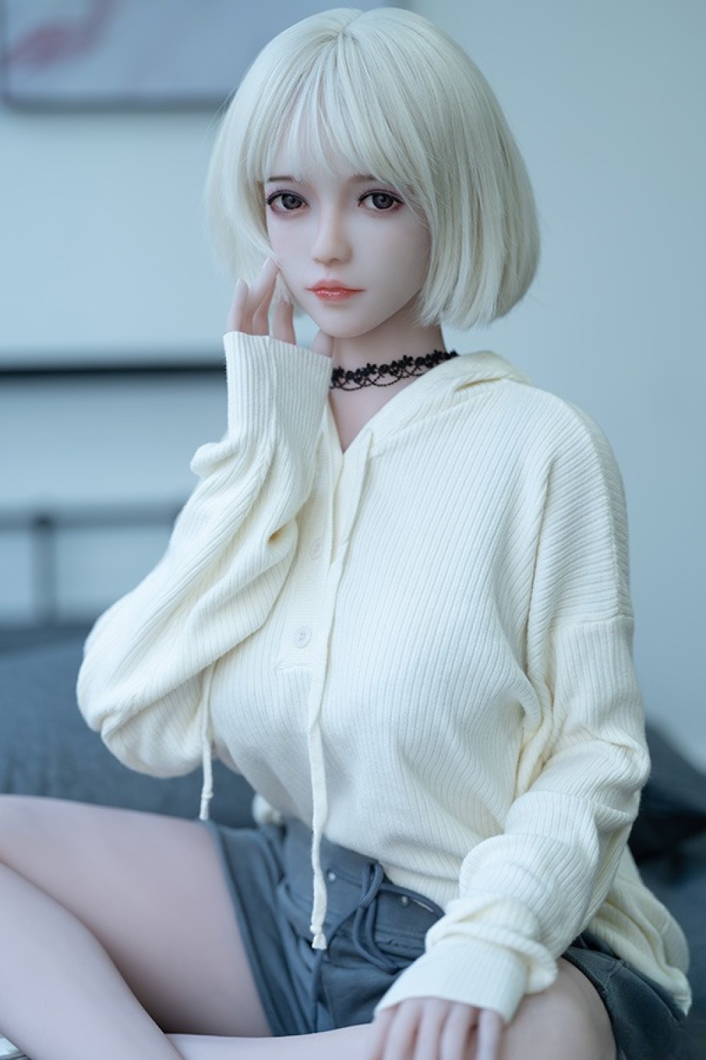 Aotume Doll 135cm AAカップ(細身タイプ) #129 ヘッド及びボディー材質選択可能 掲載画像は TPE製ラブドール