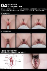 RZR Doll No.22 165cm Eカップ 若璃（Ruoli）ヘッド Delux-究極版&普通版選択可「R」シリーズ 【膣前庭】構造あり フルシリコン製ラブドール