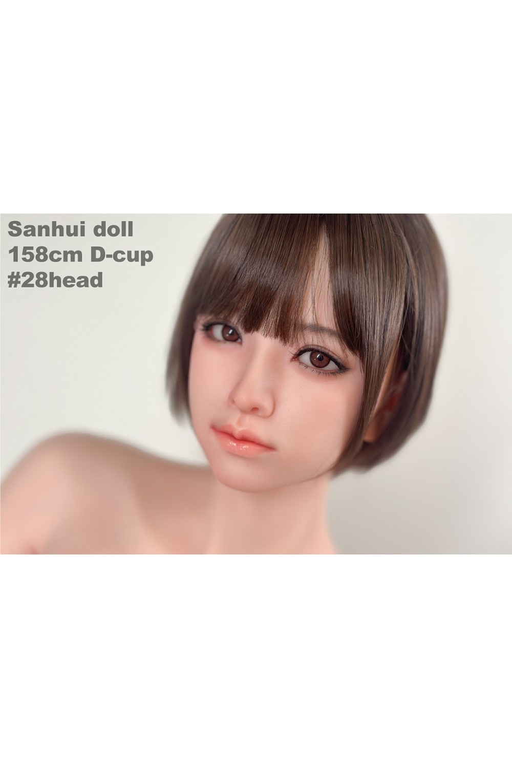 Sanhui Doll 158cm Dカップ #28ヘッド 最新メイク 口開閉機能選択可 フェイシャルEX機能選択可 フルシリコン製ラブドール