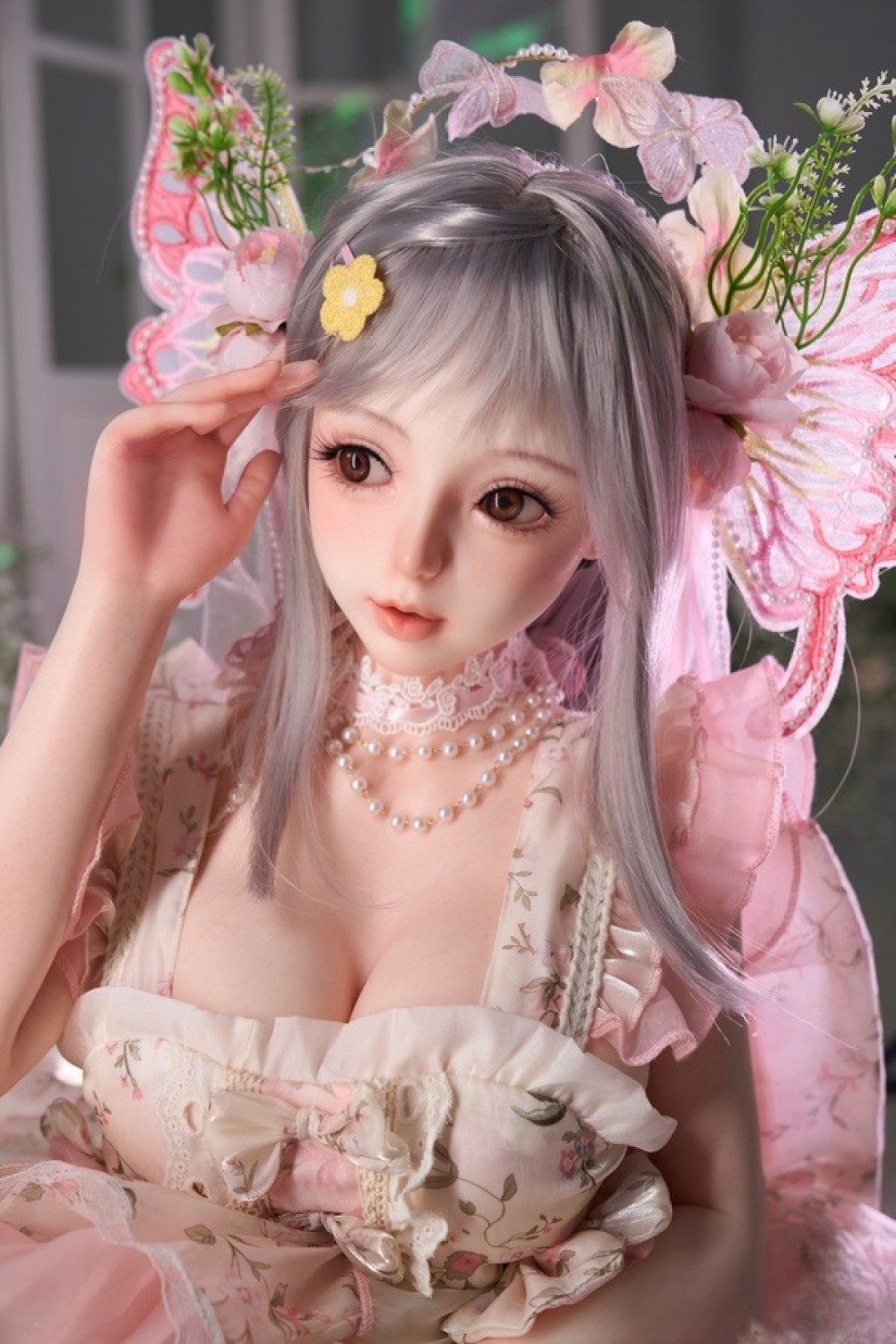 Sanhui Doll 105cm Eカップ シームレス #5ヘッド フェイシャルEX 機能選択可 フルシリコン製ラブドール