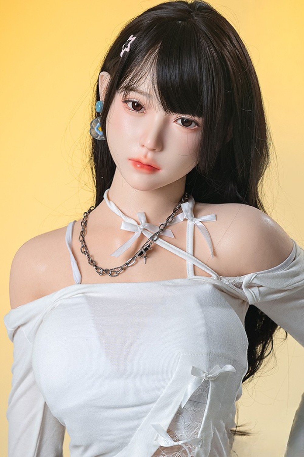 MOZU DOLL【SSR級】121cm 図図(Tutu)ちゃん ソフトビニール製頭部+TPE製ボディ 肌色＆眼球色＆メイク＆ウィッグ＆衣装は宣材写真と同じ