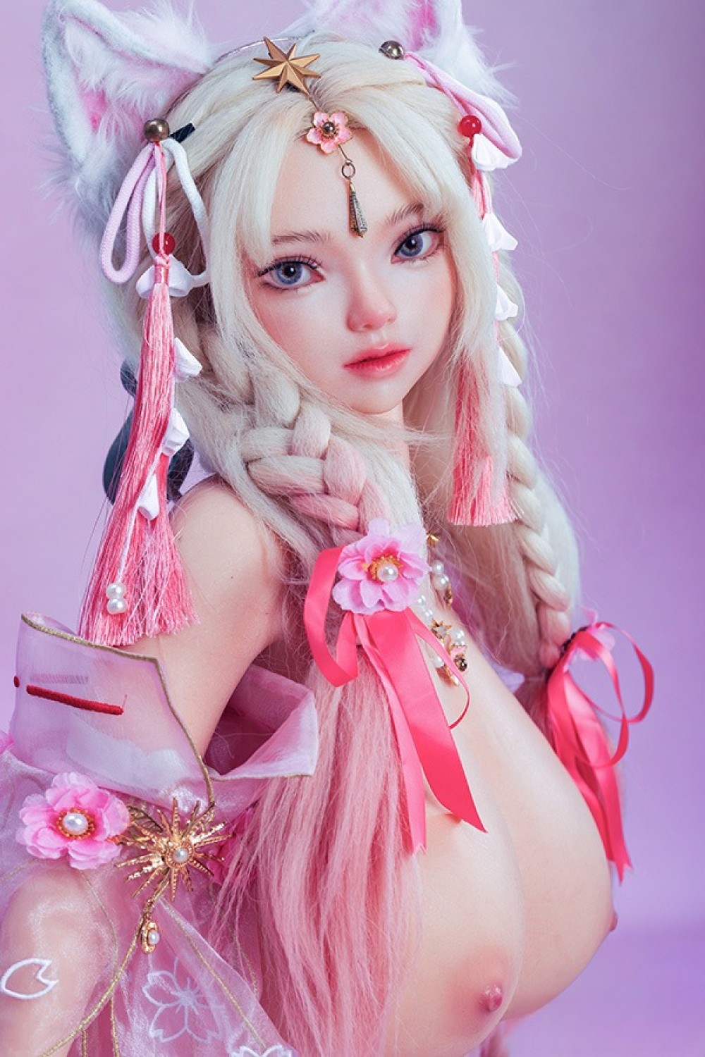 Sino Doll 最新作【戦闘機】143cm Kカップ S58 凛墨(Linmo)ヘッド 実践向け 掲載画像はリアルメイク付き 顔は蝋人形メイク付き フルシリコン製ラブドール