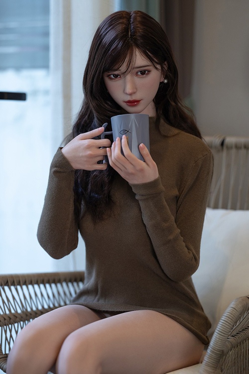 TOP-CYDOLL 168cm Fカップ Unaヘッド フルシリコン製ラブドール