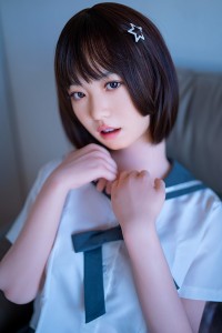 WAXDOLL 142cm 貧乳 GD06ヘッド リアルメイク付き フルシリコン製ラブドール