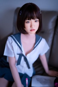 WAXDOLL 154cm Aカップ #GE43ヘッド リアルメイク付き フルシリコン製ラブドール