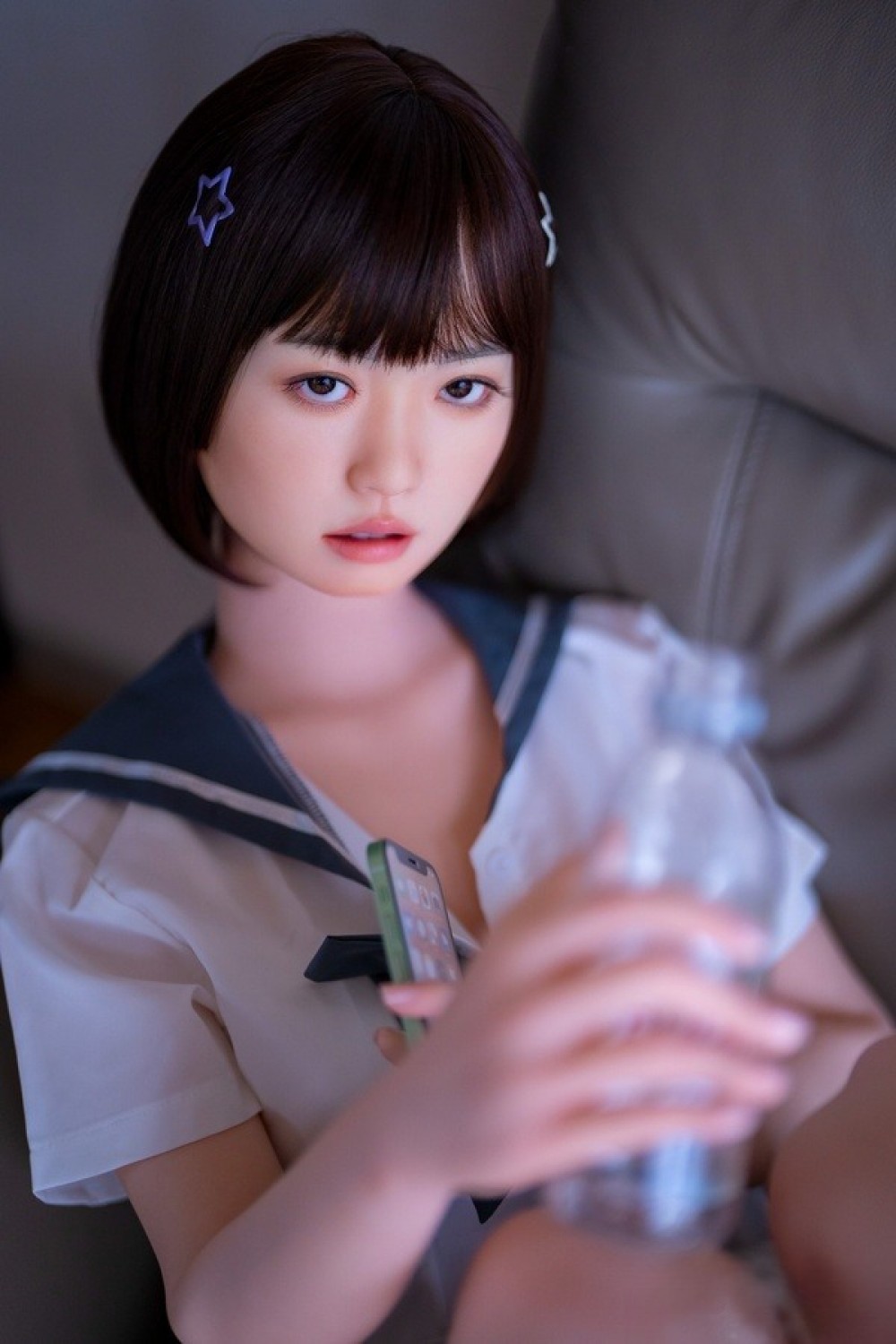 WAXDOLL 154cm Aカップ #GE43ヘッド リアルメイク付き フルシリコン製ラブドール