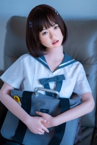 WAXDOLL 154cm Aカップ #GE43ヘッド リアルメイク付き フルシリコン製ラブドール