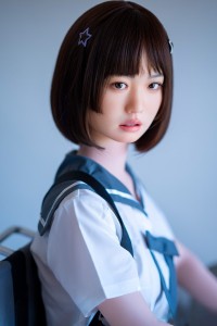 WAXDOLL 154cm Aカップ #GE43ヘッド リアルメイク付き フルシリコン製ラブドール
