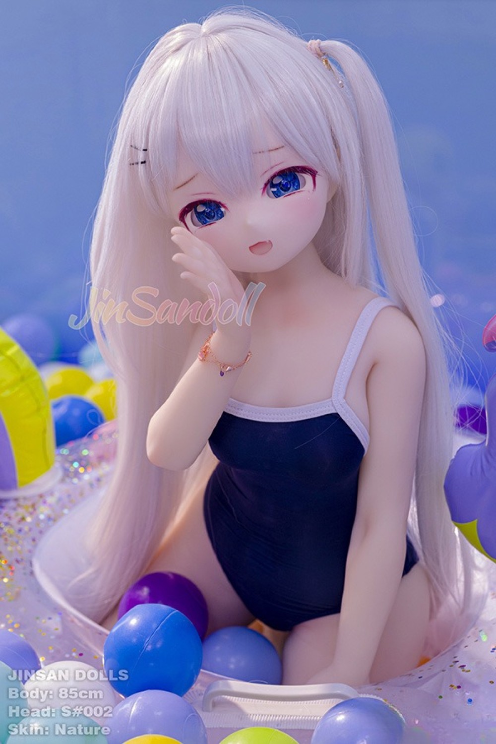 WM Doll 85cm Aカップ #S002ヘッド ソフトビニール製ヘッド+TPE製ボディ アニメドール
