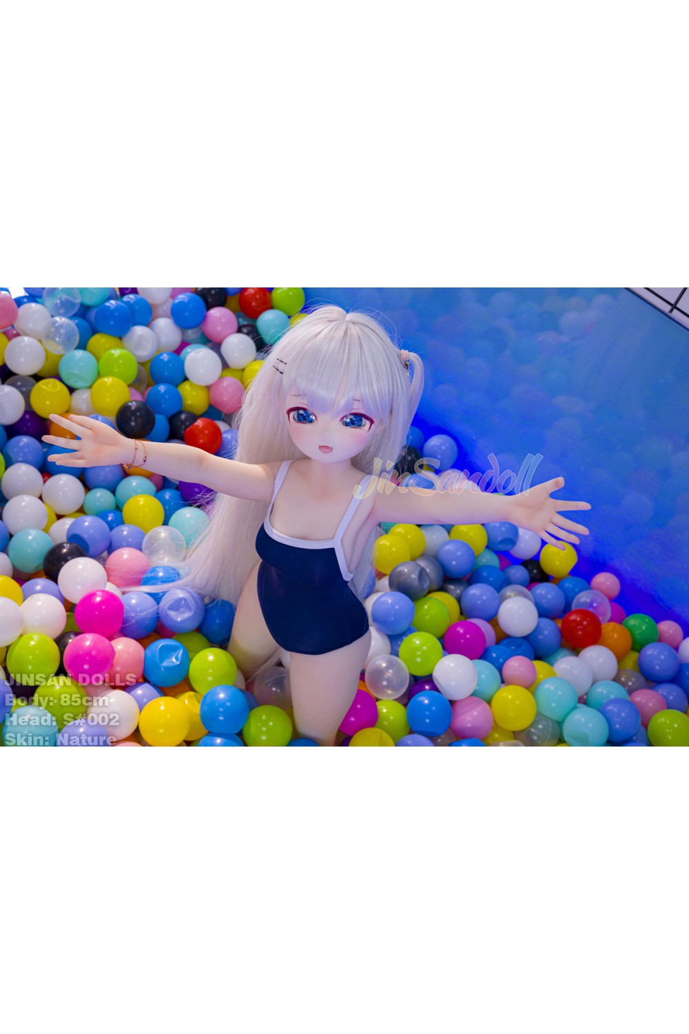 WM Doll 85cm Aカップ #S002ヘッド ソフトビニール製ヘッド+TPE製ボディ アニメドール