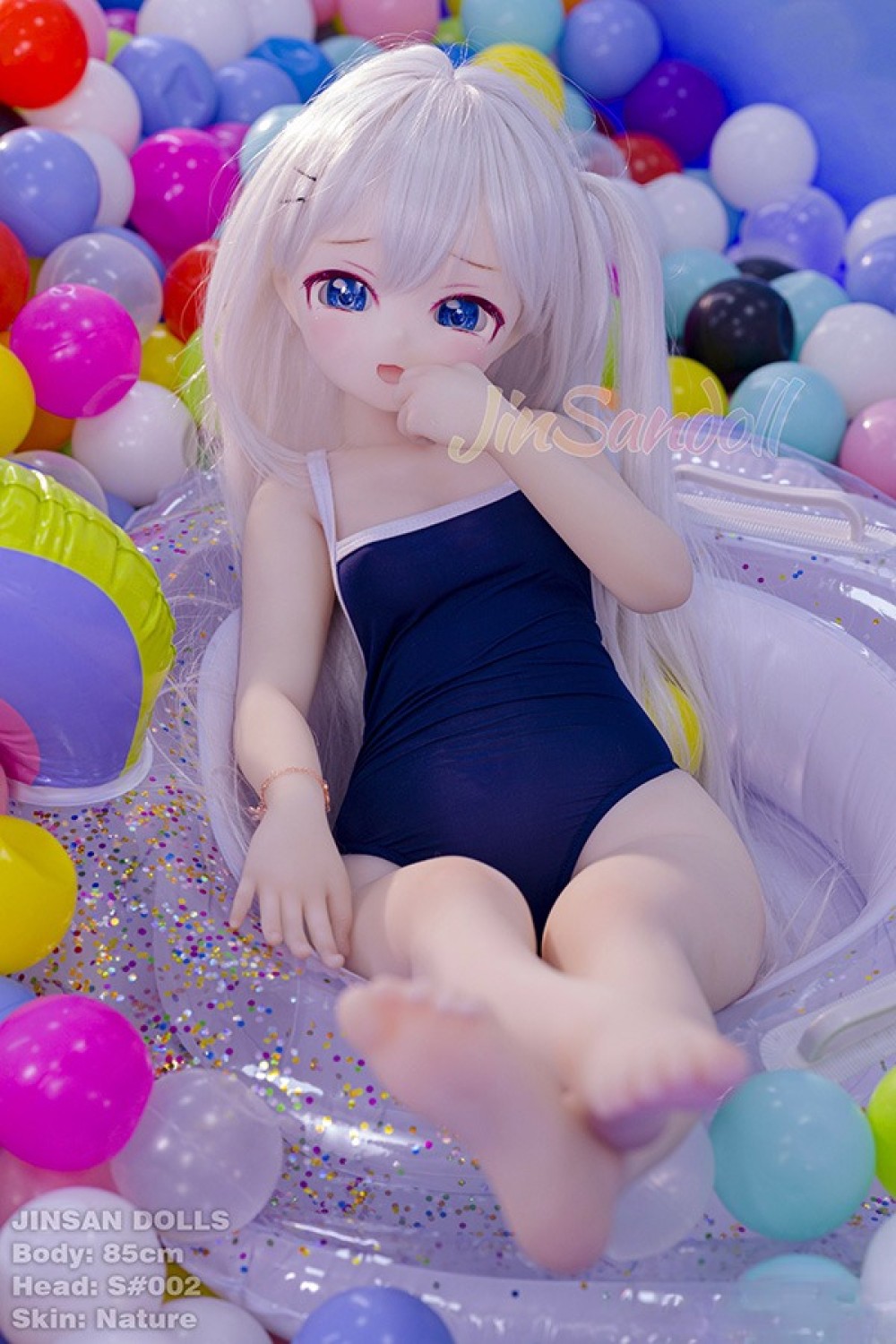 WM Doll 85cm Aカップ #S002ヘッド ソフトビニール製ヘッド+TPE製ボディ アニメドール