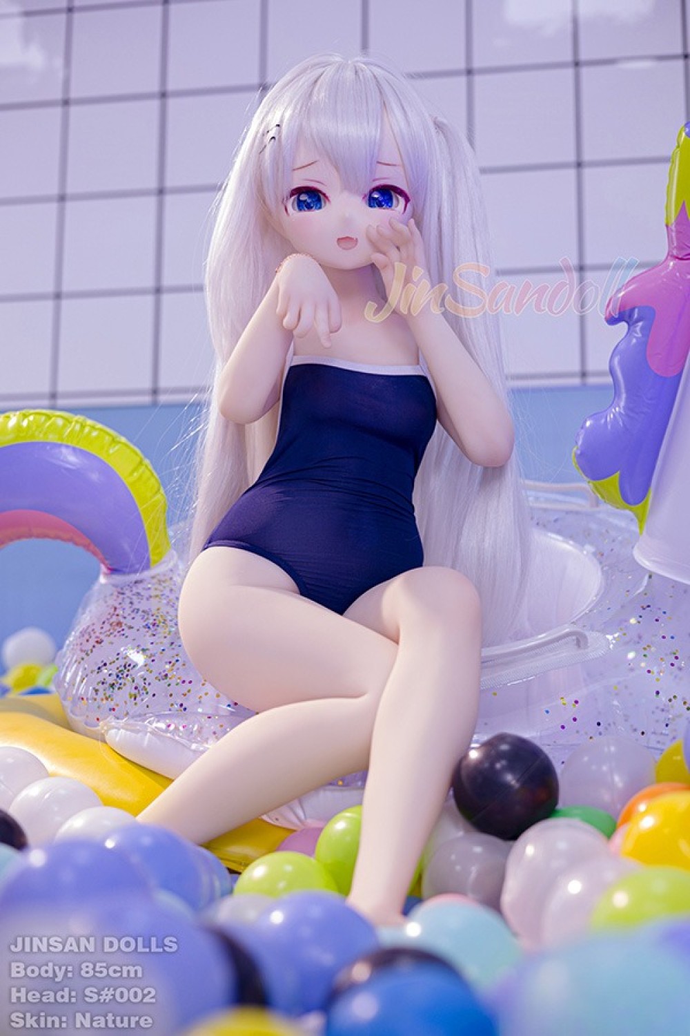 WM Doll 85cm Aカップ #S002ヘッド ソフトビニール製ヘッド+TPE製ボディ アニメドール