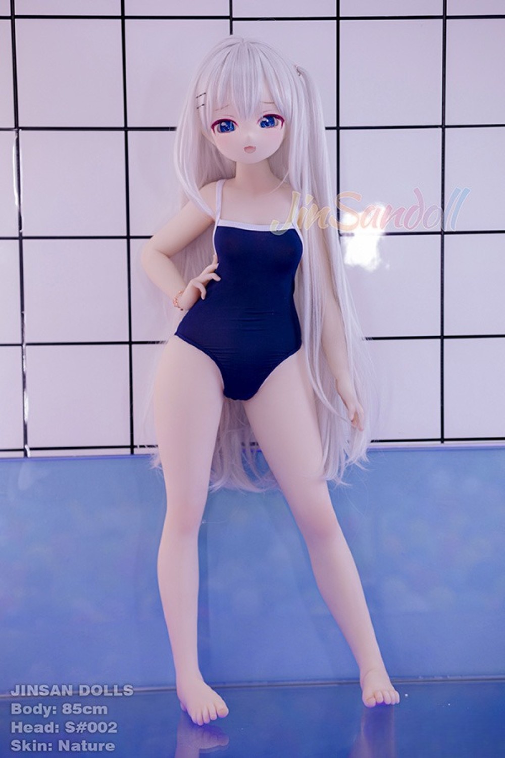 WM Doll 85cm Aカップ #S002ヘッド ソフトビニール製ヘッド+TPE製ボディ アニメドール