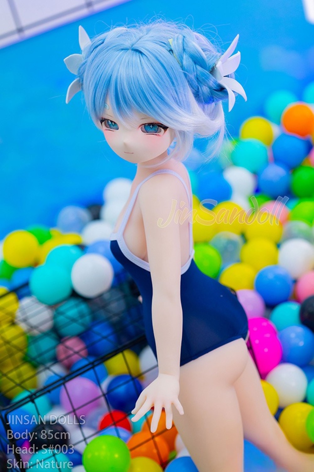 WM Doll 85cm Aカップ #S003ヘッド ソフトビニール製ヘッド+TPE製ボディ アニメドール