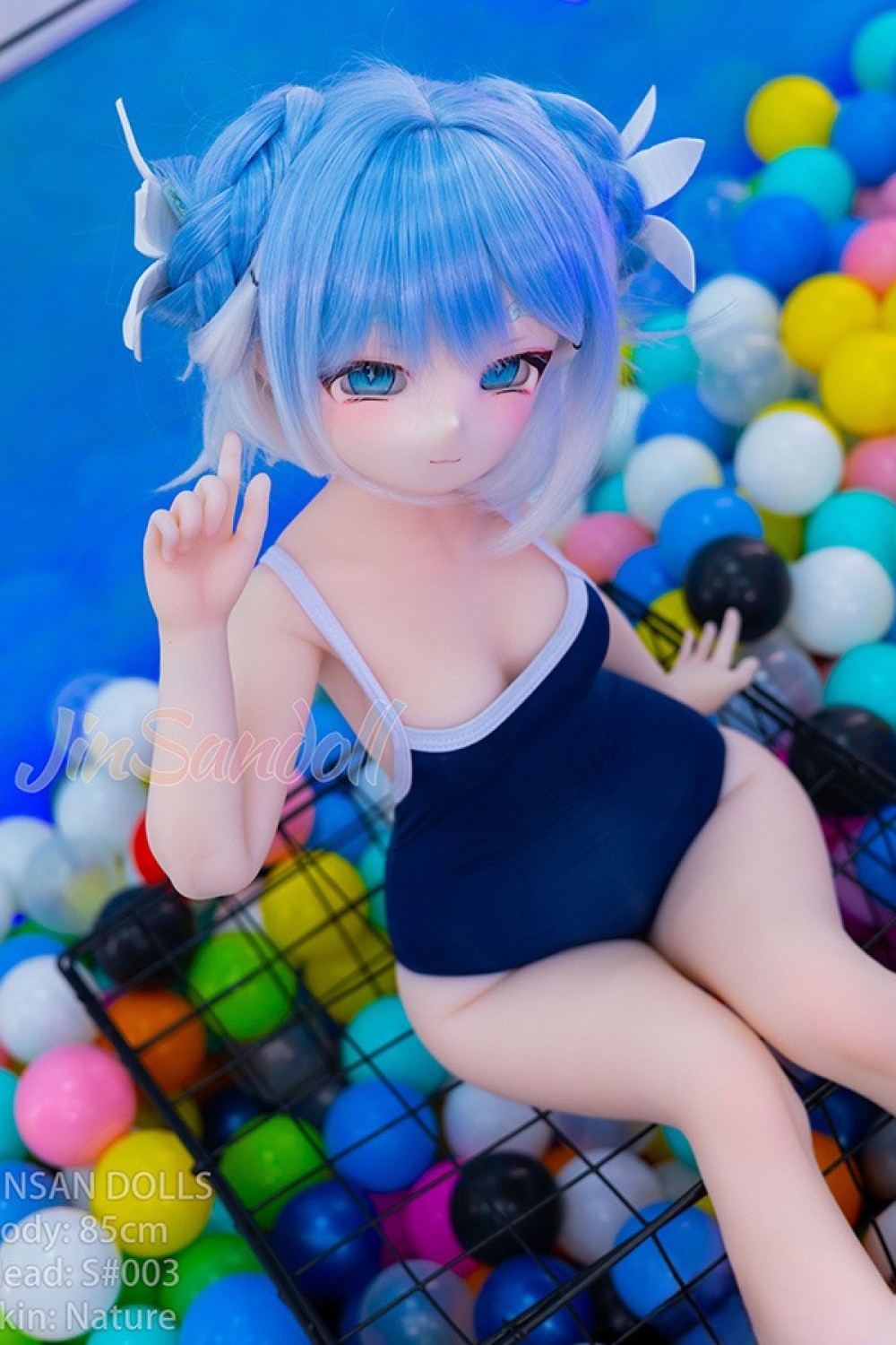 WM Doll 85cm Aカップ #S003ヘッド ソフトビニール製ヘッド+TPE製ボディ アニメドール