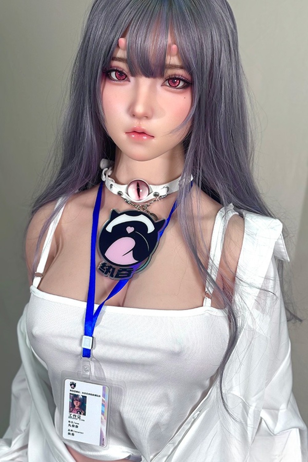 FUDOLL 168cm Jカップ #覃星苒頭部 リアル皮膚メイク付き 口開閉機能+リアル口腔付き フルシリコン製ラブドール