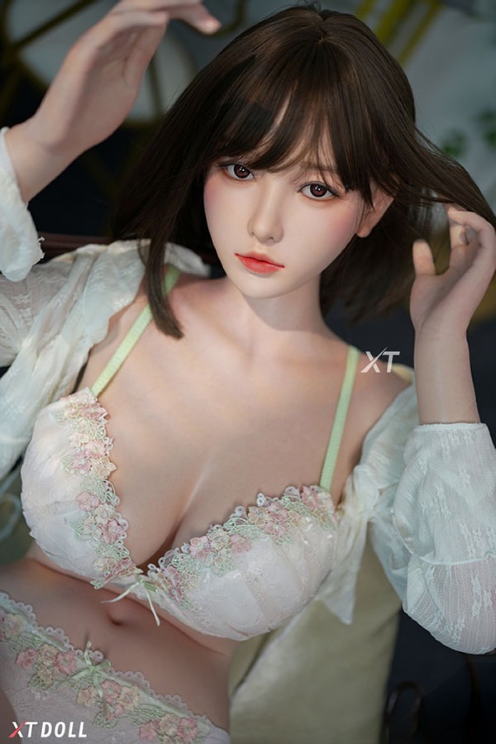 XT DOLL 165cm Eカップ Miyuヘッド 軽量化ボディ 掲載画像は口開閉機能付き フルシリコン製ラブドール