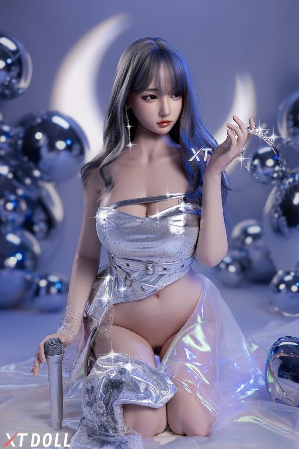 XT DOLL 165cm Eカップ Charleneヘッド 軽量化ボディ 掲載画像は口開閉機能付き フルシリコン製ラブドール