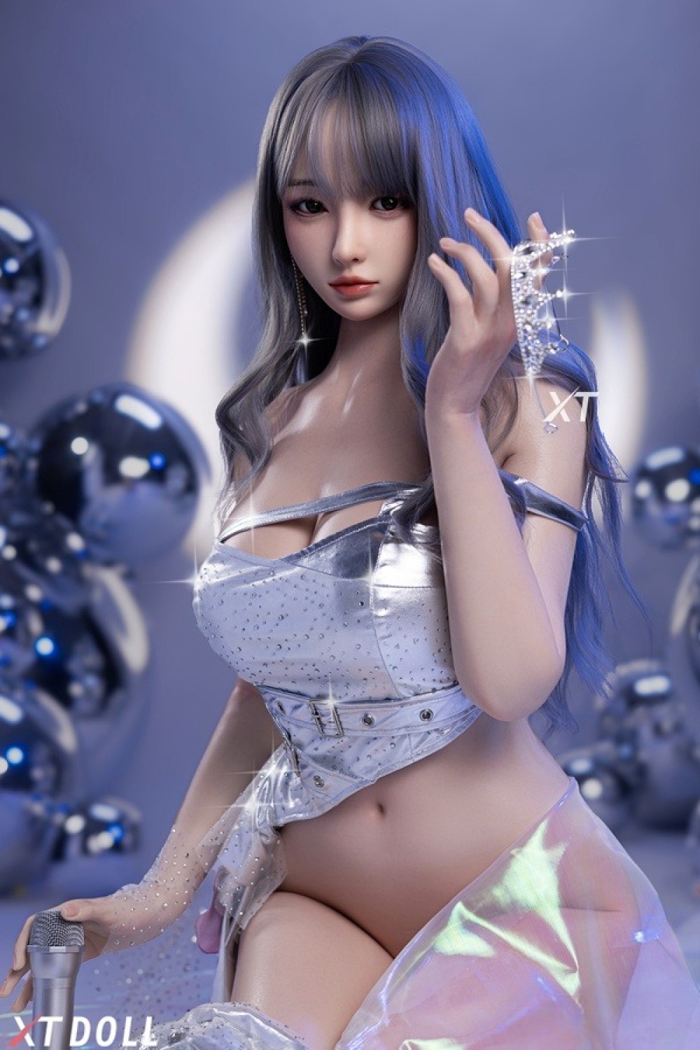 XT DOLL 165cm Eカップ Charleneヘッド 軽量化ボディ 掲載画像は口開閉機能付き フルシリコン製ラブドール