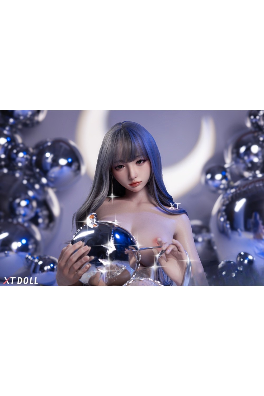 XT DOLL 165cm Eカップ Charleneヘッド 軽量化ボディ 掲載画像は口開閉機能付き フルシリコン製ラブドール