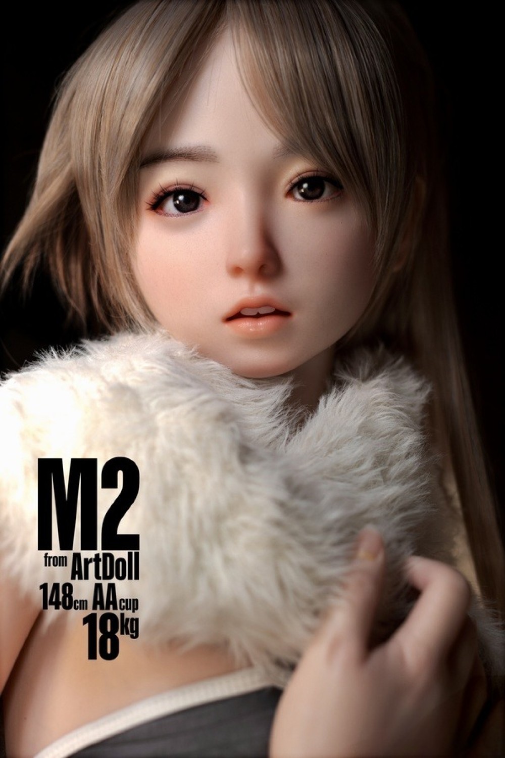 Art-doll 18kgの軽量化 148cm AAカップ 最新の柔らかさ M2ヘッド M16ジョイント汎用版 フルシリコン製ラブドール
