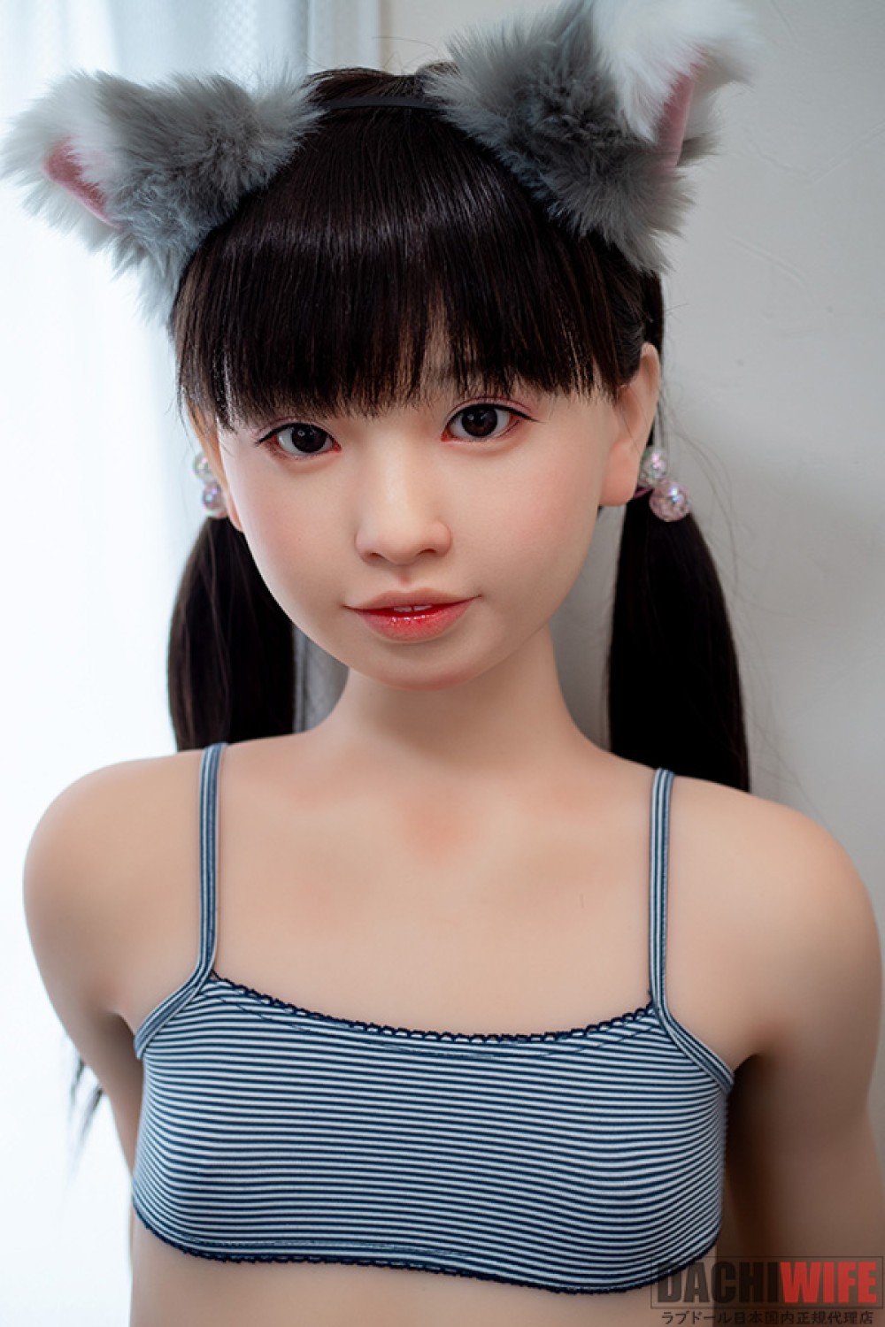 J-cute 149cm バスト平 AGD01ヘッド 掲載画像のボディはリアルメイク付き シリコン製頭部+TPEボディ