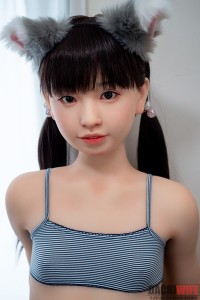 J-cute 149cm バスト平 AGD01ヘッド 掲載画像のボディはリアルメイク付き シリコン製頭部+TPEボディ
