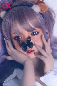 EXDOLL 145cm 蝶ヘッド 動物顔の職人メイク ボディー及びヘッドなど選択可能 カスタマイズ可 高級シリコン材質ラブドール
