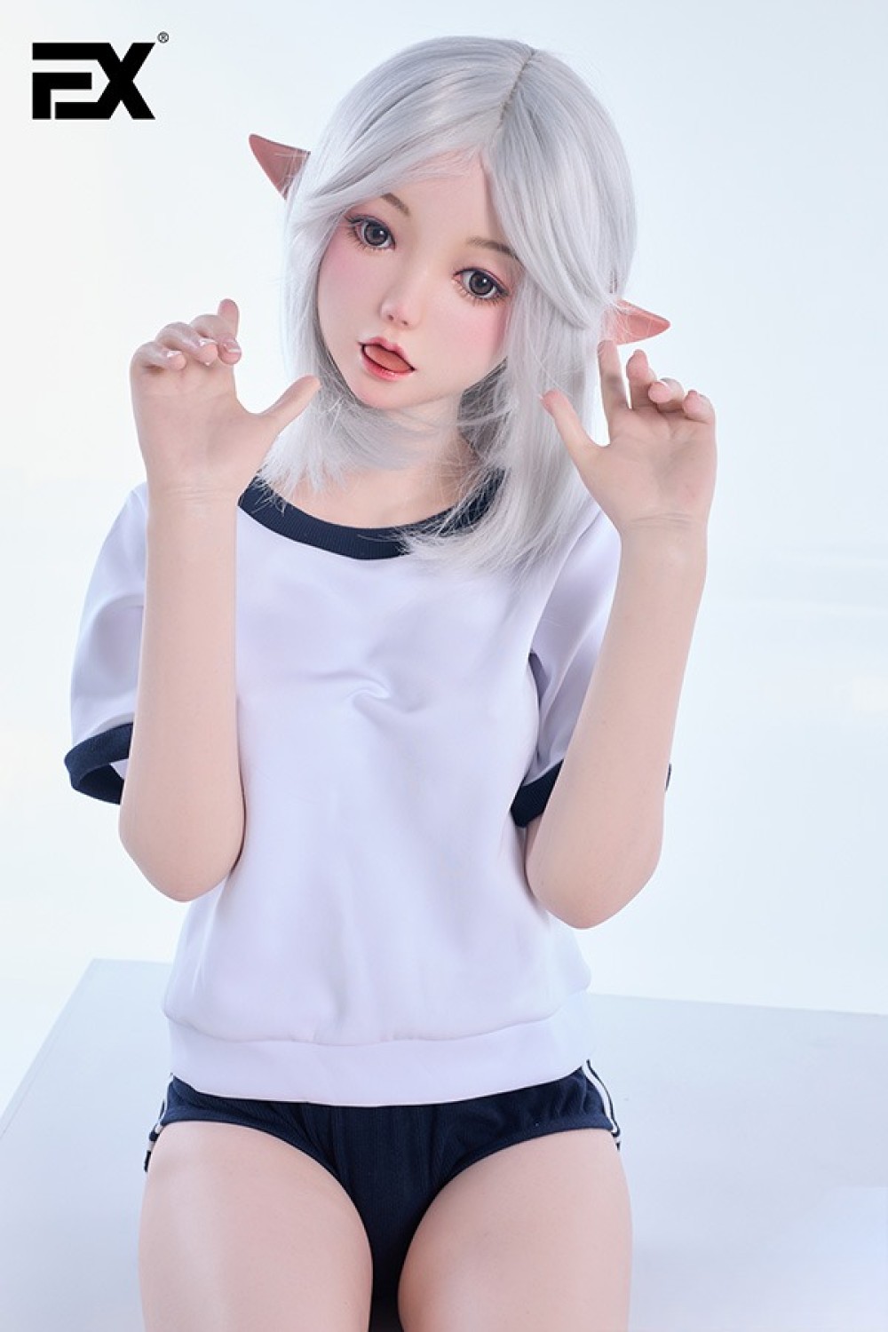 EXDOLL 145cm 玥（ELF耳つき）ヘッド 新作桜ピンク ボディー及びヘッドなど選択可能 カスタマイズ可 高級シリコン材質ラブドール