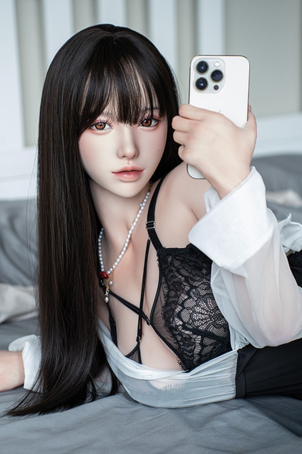 FUDOLL 165cm Fカップ #32小北頭部 口開閉機能+リアル口腔付き 【超柔らかい超軽量版ボディ27Kg】 フルシリコン製ラブドール