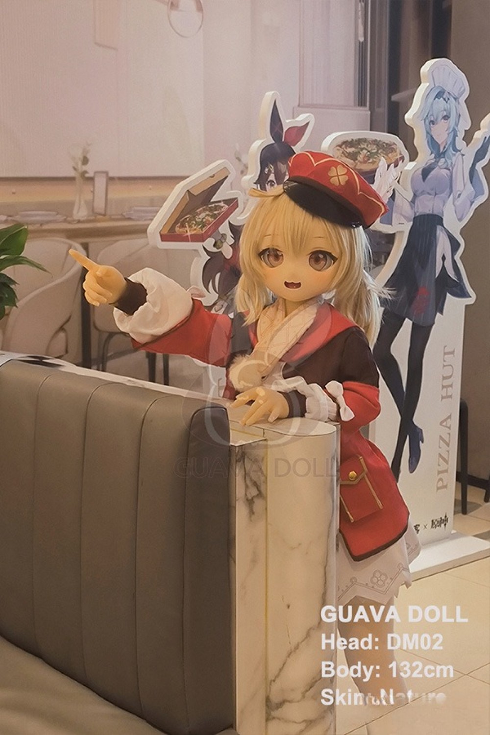 GUAVADOLL 132cm GC02ヘッド アニメドール ソフトビニール製ヘッド+TPE製ボディ
