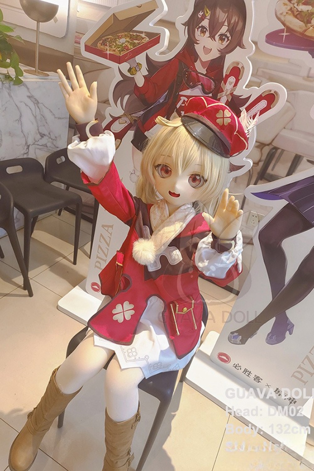 GUAVADOLL 132cm GC02ヘッド アニメドール ソフトビニール製ヘッド+TPE製ボディ