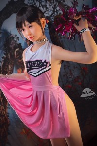 J-cute 149cm バスト平 AGD01ヘッド 掲載画像のボディはリアルメイク付き シリコン製頭部+TPEボディ