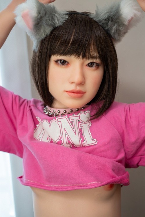 J-cute 133cm バスト平 AGD19 萌咲（もえ）ヘッド 掲載画像は フルシリコン製ラブドール