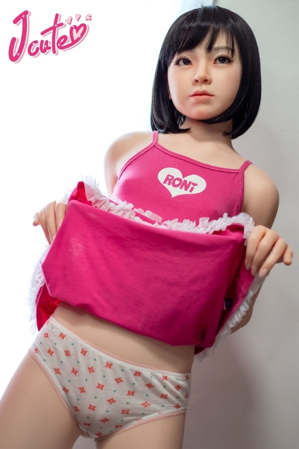 J-cute 137cm バスト平 AGD17 羽純（はずみ）ヘッド掲載画像は フルシリコン製ラブドール