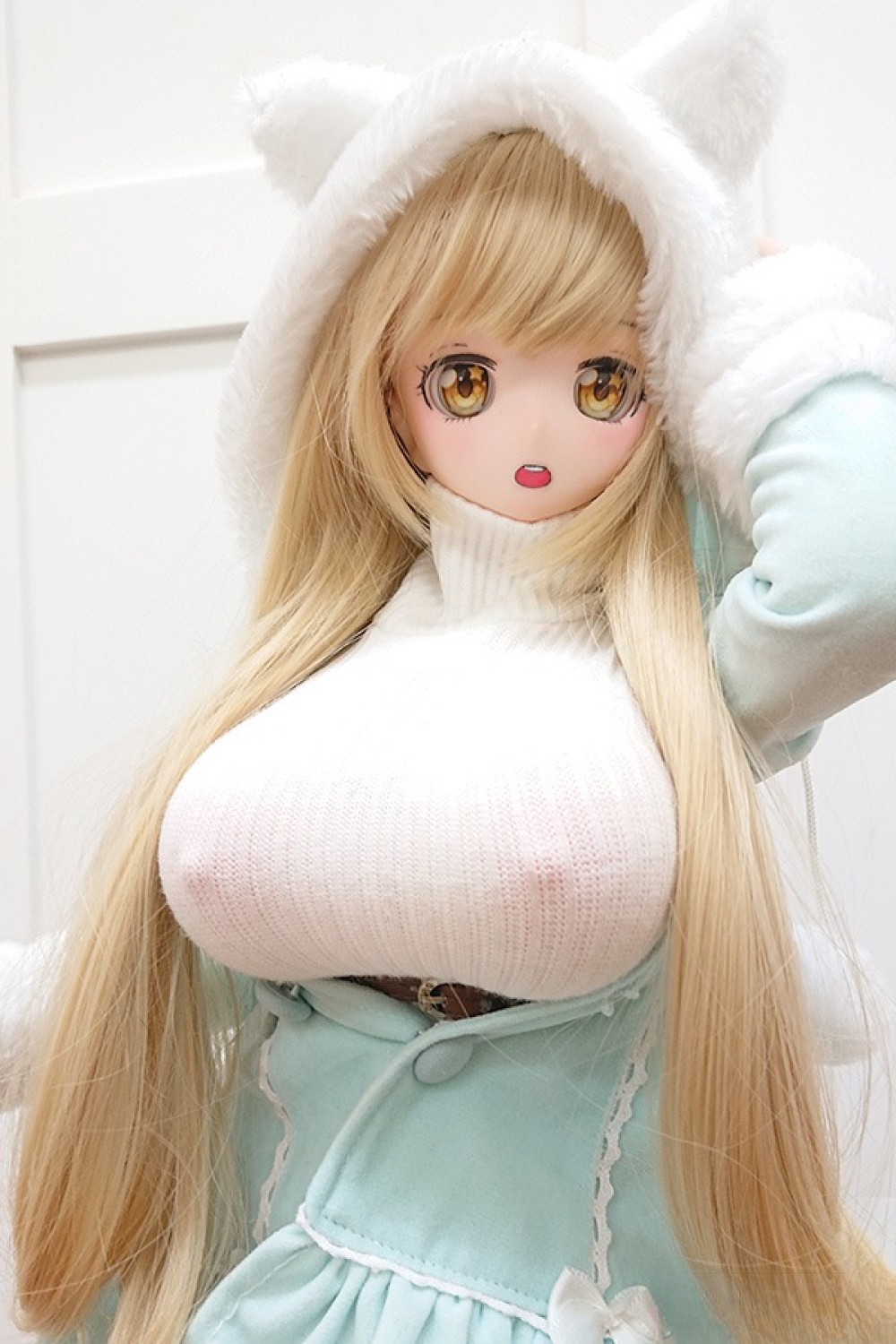 Mini Doll 60cm巨乳 シリコン製 S11 Mengmengヘッド 身長選択可能 セックス可能 収納が便利 ミニドール