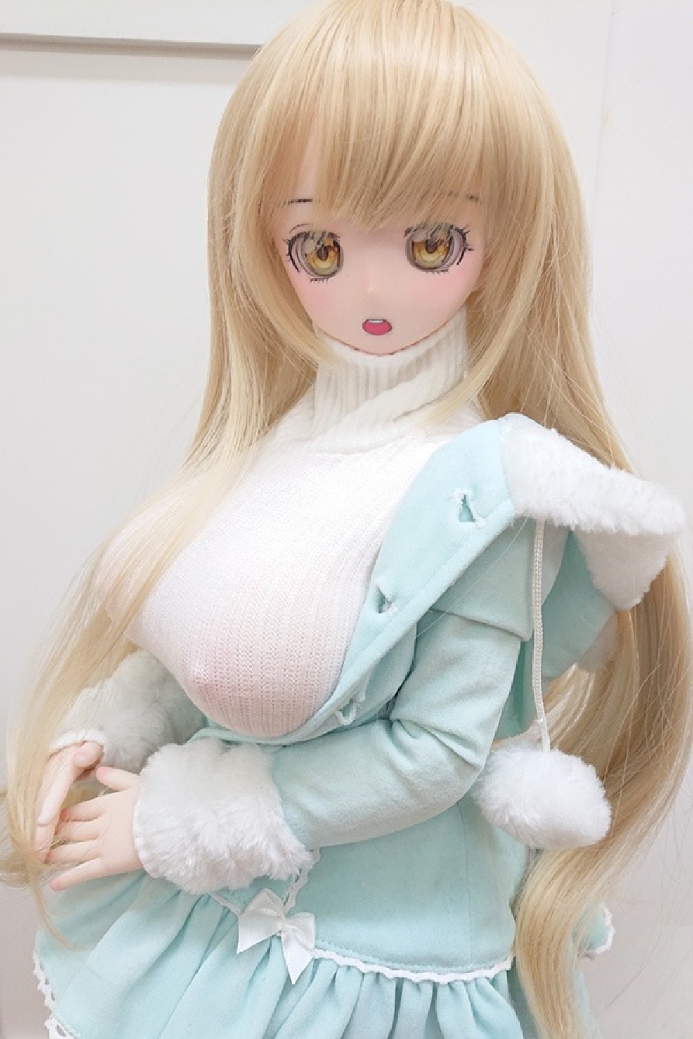 Mini Doll 60cm巨乳 シリコン製 S11 Mengmengヘッド 身長選択可能 セックス可能 収納が便利 ミニドール
