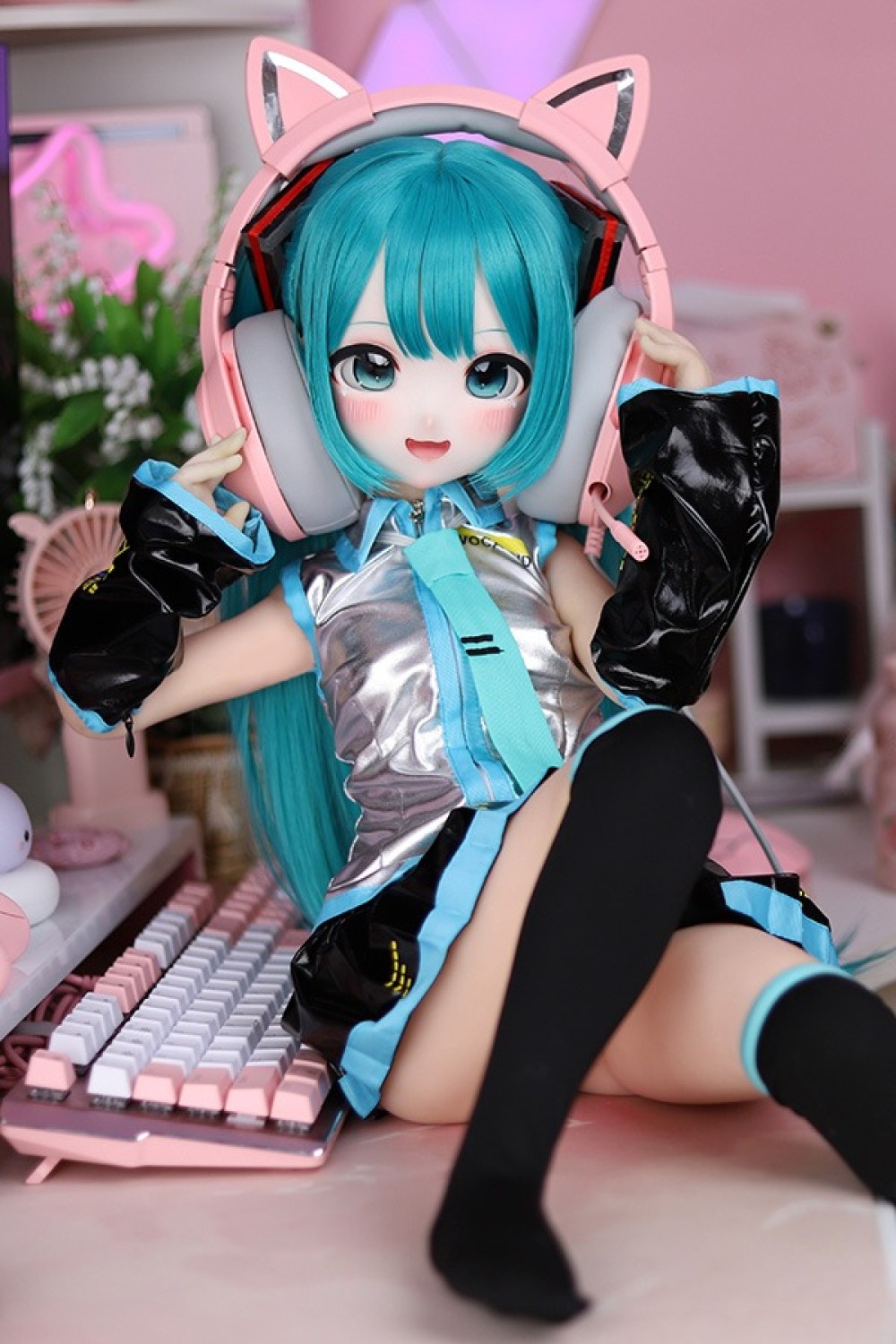 MOZU Doll 85cm Aカップ 小音ちゃん 6kg ソフトビニール製頭部 TPE製ボディ 肌色＆眼球色＆メイク＆ウィッグ＆衣装は宣材写真と同じ 小型で軽量化で収納しやい 使いやすい