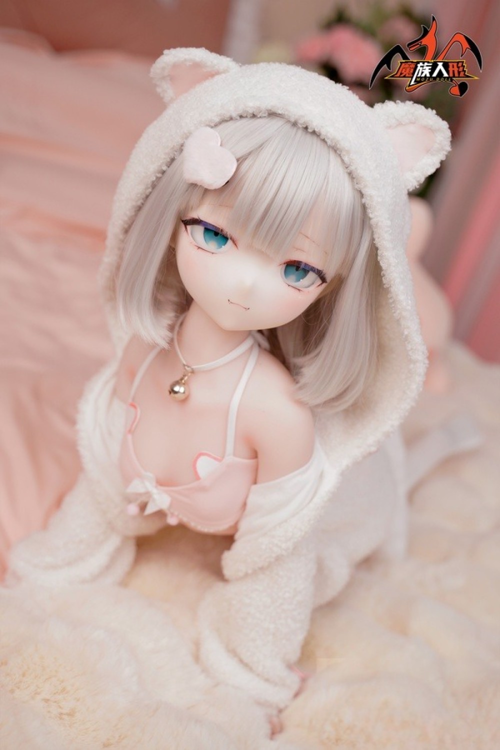 MOZU Doll【SSR級】1/2ドール 二分 85cm バスト小（バスト大のみ生産可） 玲芽（Suzume）ちゃん 6kg ソフトビニール製頭部 TPE製ボディ 肌色＆眼球色＆メイク＆ウィッグ＆衣装は宣材写真と同じ 小型で軽量化で収納しやい 使いやすい