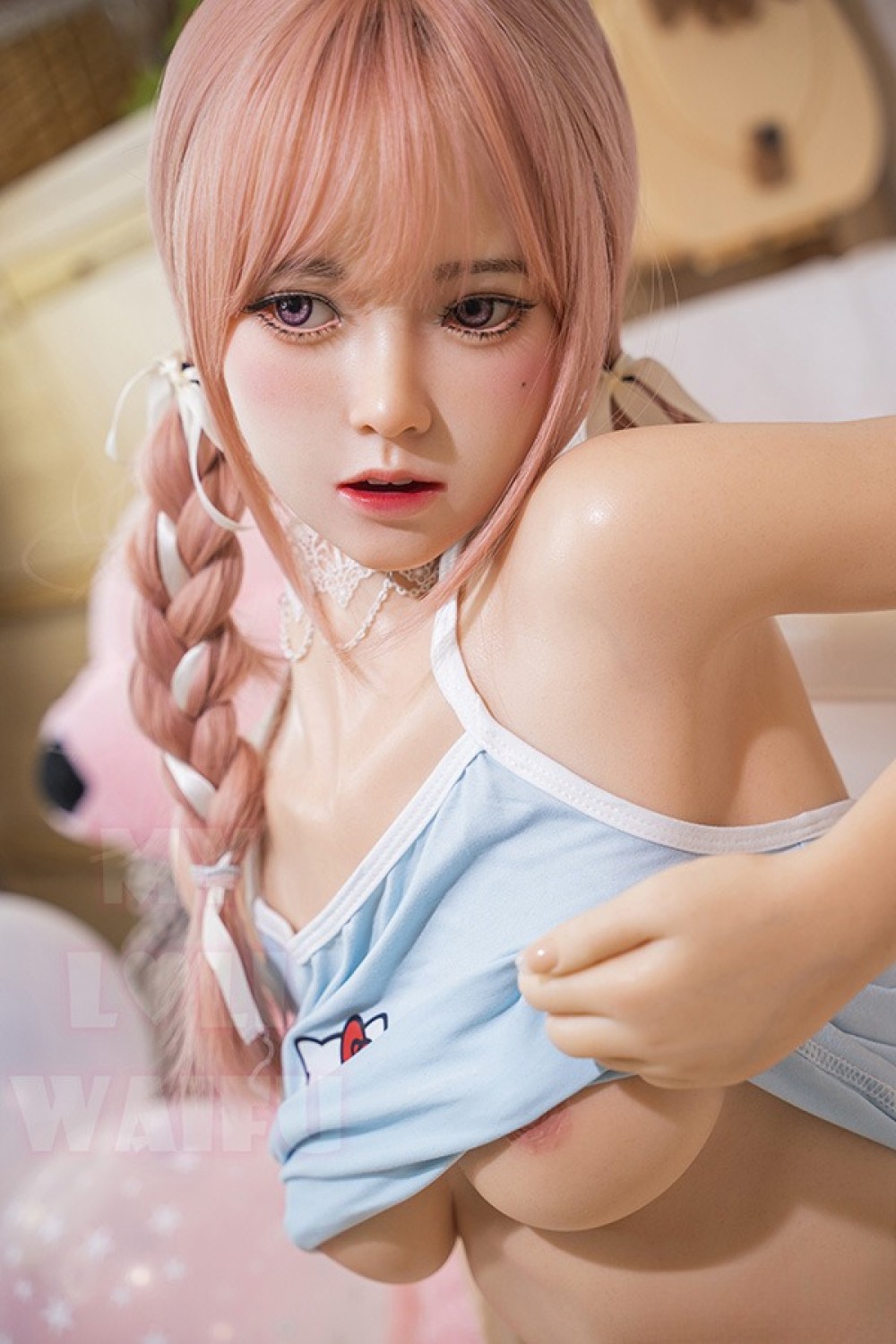My Loli Waifu 略称MLW 148cm Bカップ 美亜Mia頭部 掲載画像は口開閉模擬口腔あり フルシリコン製ラブドール