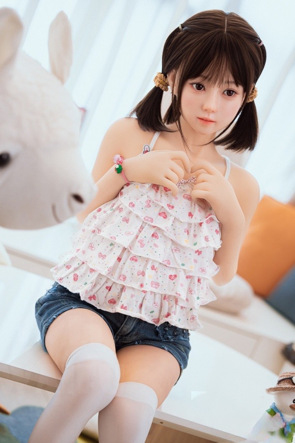 My Loli Waifu 略称MLW 126cm AAカップ シリコンヘッド Aya頭部 TPE材質ボディー ヘッド材質選択可能 メイク選択可能