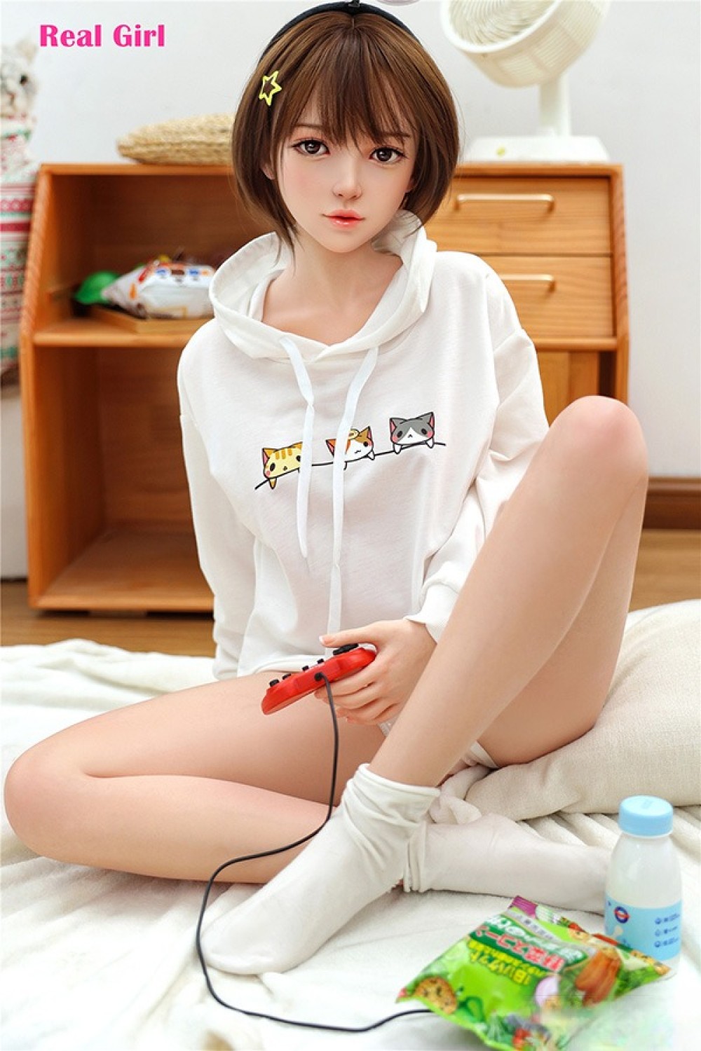 Real Girl 148cm普通乳 新作R80頭部 シリコン材質ヘッド+TPE材質ボディー 口開閉機能付き カスタマイズ可
